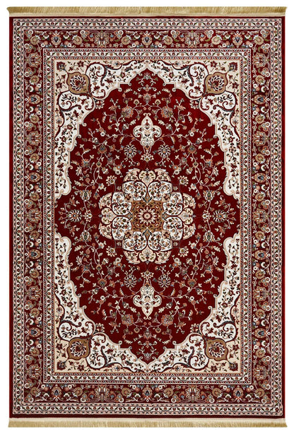 Asaryun Rugs H3846A Turkish Rug in Maroon - Elegant Design