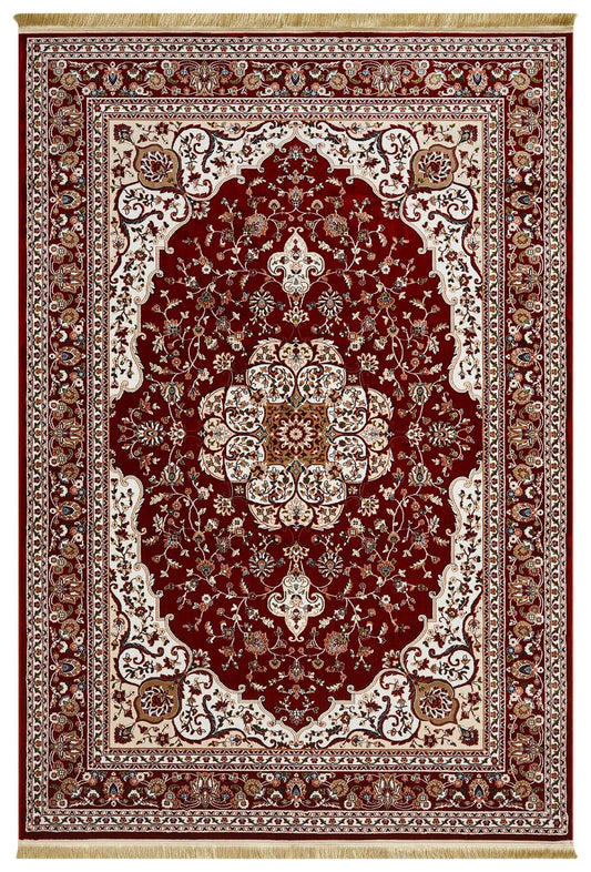 Asaryun Rugs H3846A Turkish Rug in Maroon - Elegant Design