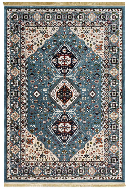 Asaryun Rugs H4320A Turkish Rug in Elegant Blue - Shop Now!