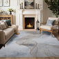 Abstract Wave Line Rug
