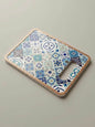 Decorative Serving Tray 24x18cm featuring vibrant Turkish tile design with intricate patterns and colors.