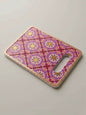 Decorative Serving Tray 24x18cm with vibrant Turkish tile design and intricate patterns,