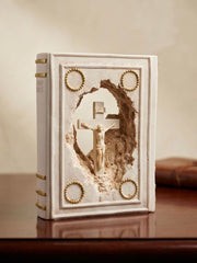 Holy Bible Cross Decor 18x24cm with a detailed crucifix design, perfect for religious home decor.