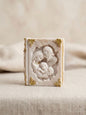 Holy Family Mini Book Decor 7cm - detailed miniature religious ornament in book-style design.