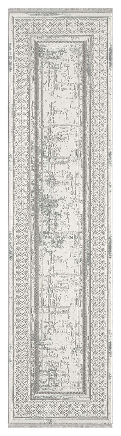 Kervan Rug AK076 Grey Grey Hallway Runner, Kervan Rug AK076 Grey Hallway Runner - Stylish Design
