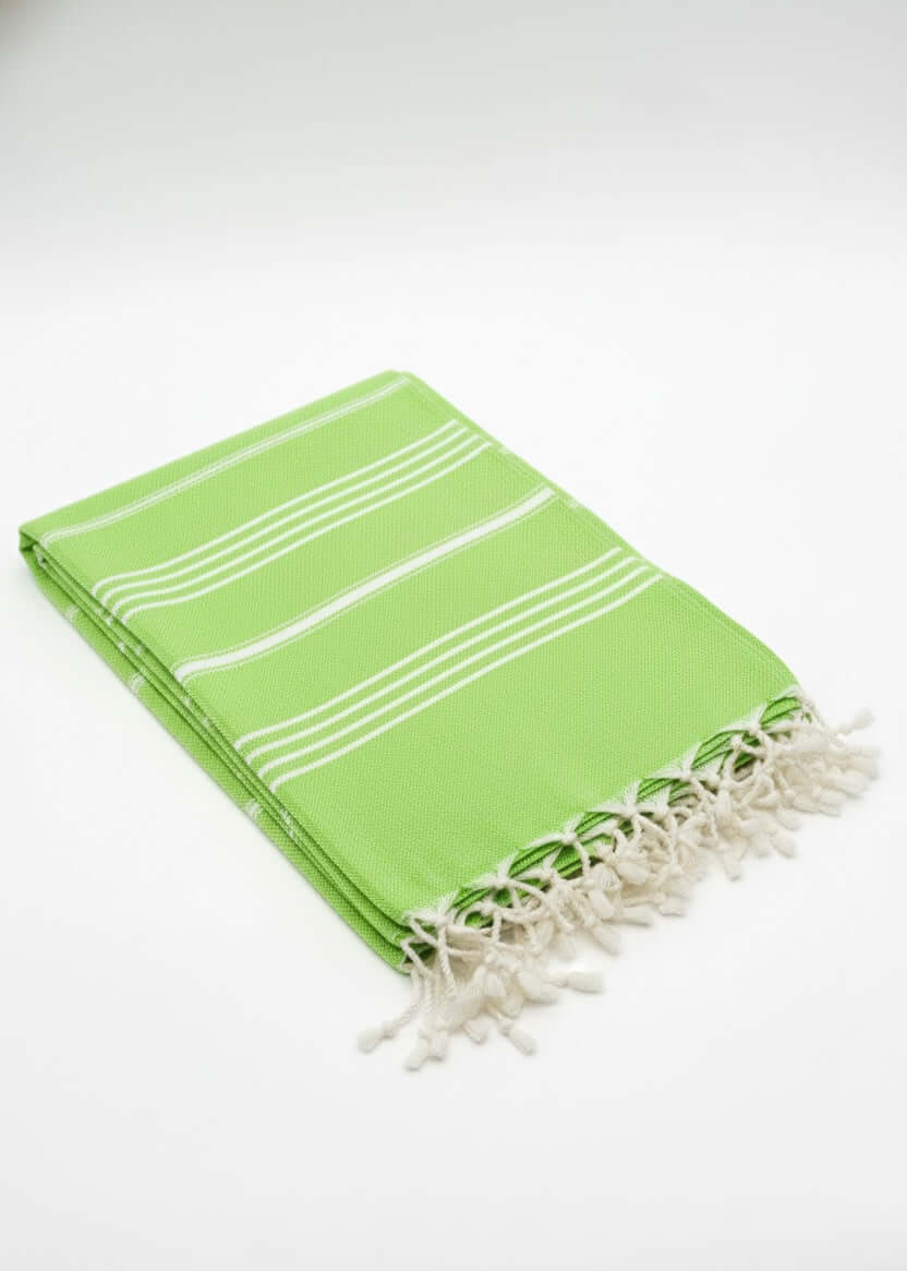 Turkish Cotton Towels Green Luxuriously Soft & Absorbent — original Bazaar G retail product photo