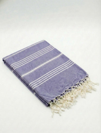Turkish Cotton Towels- Purple Luxuriously Soft & Absorbent — original Bazaar G retail product photo