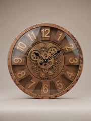 Vintage Industrial Gear Wall Clock 40cm – Decorative Wall Clock — original Bazaar G retail product photo