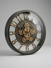 Vintage Industrial Gear Wall Clock 40cm – Decorative Wall Clock — original Bazaar G retail product photo
