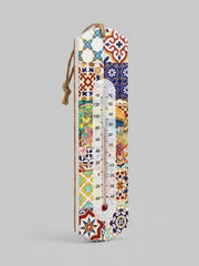 Decorative Ceramic Thermometer 26cm – Turkish Tile Wall Thermometer — original Bazaar G retail product photo