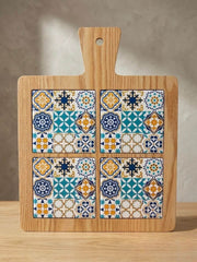 Wooden Serving Board 25cm with Tile Design – Serving Board — original Bazaar G retail product photo