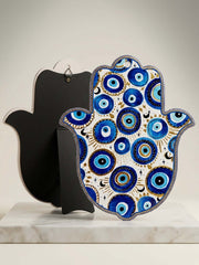 Hamsa Hand Evil Eye Wall Decor & Stand (20x25cm) — original Bazaar G retail product photo