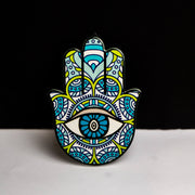 Hamsa Hand Coaster - Green — original Bazaar G retail product photo