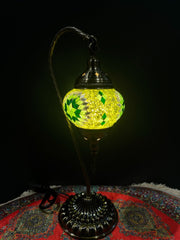 Mosaic Swan Lamp Green Beauty — original Bazaar G retail product photo