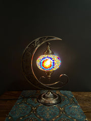 Mosaic Moon Lamp (Turkish Lamps) Classic — original Bazaar G retail product photo