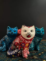 Turkish Ceramic Cat Figurines — original Bazaar G retail product photo