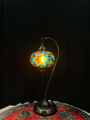 Mosaic Swan Lamps Long (Turkish Lamps) Rainbow Star — original Bazaar G retail product photo