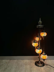 Turkish Mosaic Floor Lamp 5 Pieces Sunflower — original Bazaar G retail product photo