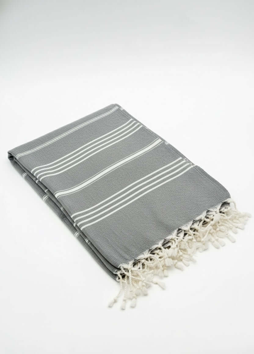 Turkish Cotton Towels Soft Grey — original Bazaar G retail product photo